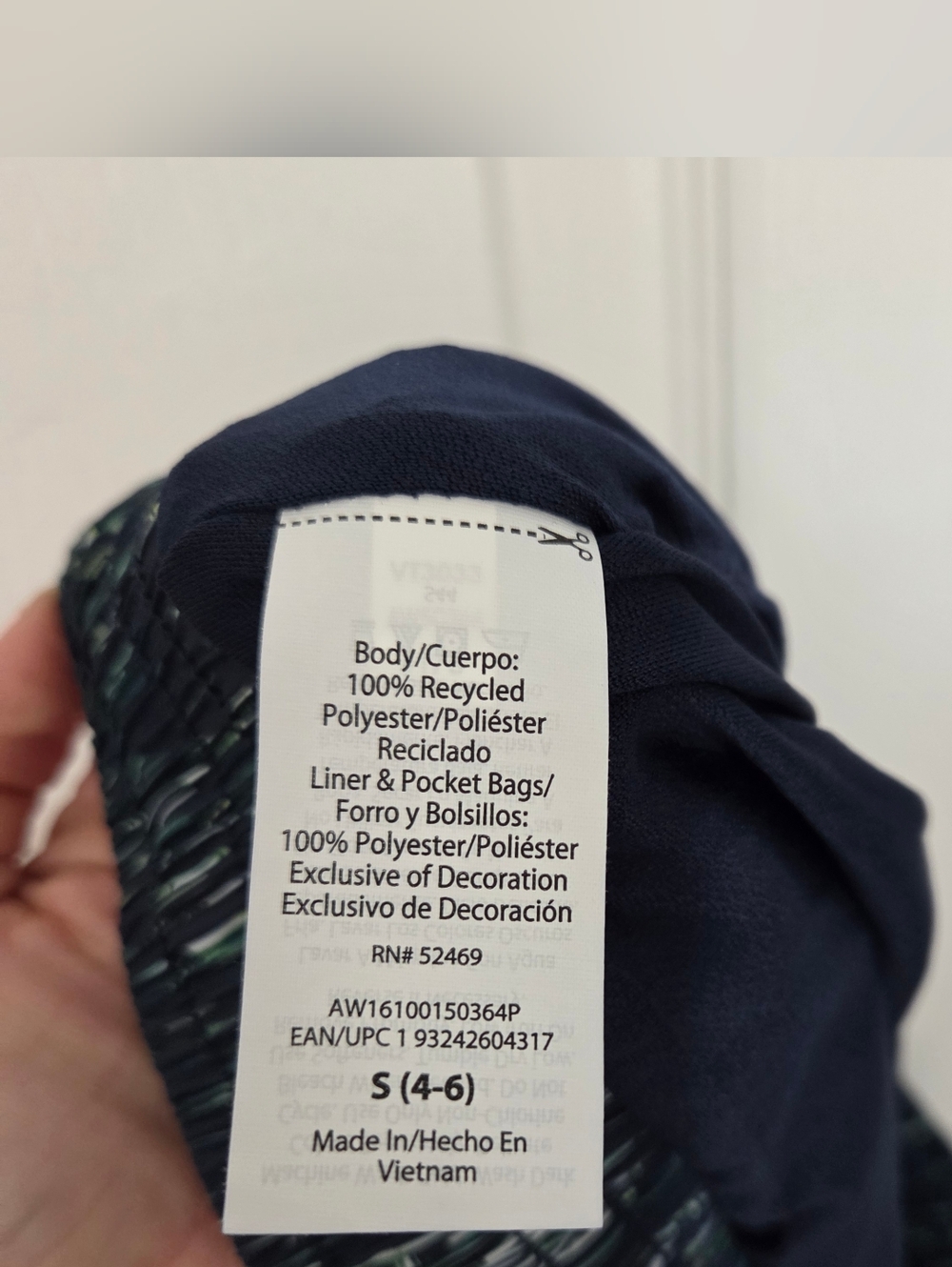 Athletic Works Women's Blue Multi All Over Print Running Shorts Size Small - Picture 10 of 14
